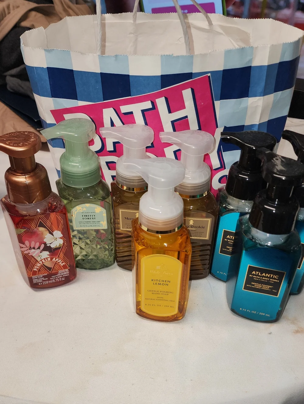 Bath & Body Works Foaming Hand Soap Assorted Scents - Blue, Green, Amber, Copper